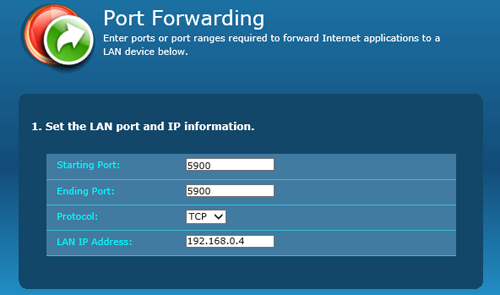 Port forwarding mac os